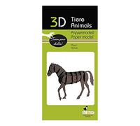fFidolin Modello di carta 3D - cavallo, in carta, b/h/T: circa 12 × 9 × 4,5 cm (montato)
