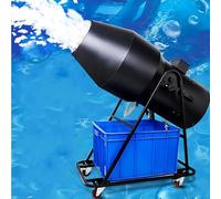 FfiMe Macchina per Schiuma Grande da palco 3000W, Macchina per Schiuma ad Alta Potenza per Feste all'aperto, Macchina per Bolle di spruzzo con Testa tremante per Feste, Macchina per Cannone a Nebbia
