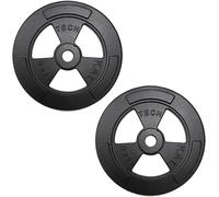 FFitness 2 Dischi Olimpionici da 10 Kg Foro da ø 30 mm FF 1 St