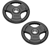 FFITNESS 2 Dischi Olimpionici Gommati da 10 Kg FF | Ffitness <15