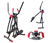 FFitness Air Walk Ellittica Cross Trainer Richiudibile con Monitor e Porta Smartphone (Unisex-Adulto)