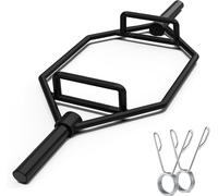 Bilanciere Esagonale Olimpico Trap Bar Barra Olimpica Hex Bar Compatibile con Dischi Ø50 mm Barra Esagonale per Alzata di Spalle e Stacchi da Terra