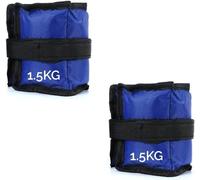 FFitness Coppia Pesi per Caviglie e Polsi da 1,5 Kg Regolabili a Strap