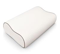 FFitness Cuscino Cervicale per Dormire Ergonomico Supporto Ortopedico per Collo e Spalle Anti Dolore Traspirante Anatomico Ideale per Dormire Supini Laterali e Prona