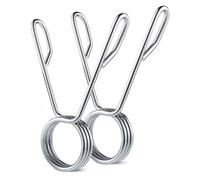Coppia Clip a Molla 50mm Collari Morsetti a Molla per Bilanciere Ferma Pesi Blocca Dischi Chiusure Manubrio