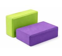 N° 2 Yoga Brick Mattoncini Blocchi di Supporto per la Pratica dello Yoga in Schiuma Eva Eco-Friendly