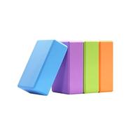 N° 4 Mattoncini Yoga Brick Blocchi di Supporto per la Pratica dello Yoga Pilates in Schiuma Eva Eco-Friendly