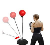 PUNCHING BALL + BASE RIEMPIBILE REGOLABILE SACCO BOXE PUGILATO ANTISTRESS ADULTO
