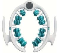 Rullo per massaggio anticellulite - Massaggiatore Cellu Roll Automassaggio Muscolare Gambe Glutei Fitness Yoga (Verde Ottanio)
