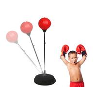 FFitness STAND SPEED BALL BOXING BOXE DODGE TRAINER PER BAMBINI AUTOPORTANTE REGOLABILE IN ALTEZZA | SACCO DA BOXE