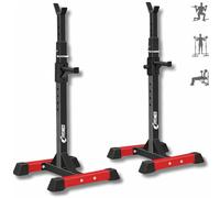 SUPPORTO PER BILANCIERE REGOLABILE IN ALTEZZA RASTRELLIERA RACK & DIP IN ACCIAIO