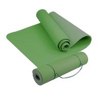 Tappetino Yoga Palestra Pilates 183 x 61 x 0,6 cm Superficie Antiscivolo Tappeto in TPE Ecologico da Ginnastica Aerobica (VERDE)