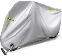 ffLilee Teli Moto per Kawasaki Vulcan VN 900 VN900,Telo Coprimoto Copertura Motociclo Copri da Esterno Traspirante Impermeabile Protezione Solare Accessori,B-Silver-XXXXL
