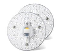 FfOcco 60W 50W 36W 24W 18W 12W LED Anello Pannello Cerchio Luce LED Rotondo Soffitto Bordo Circolare Lampada Bordo AC 220V 230V 240V HA Condotto LA Luce (Color : Round 50W 220V, Size : Warm White)