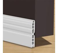 FFPMYF 3 m (ritagliabile fino a 3 x 1 m, extra spessa, paraspifferi per porte, autoadesivo, per isolamento acustico, protezione dal vento, dalla polvere, mantiene il calore nella stanza (bianco 3 m)