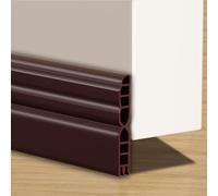 FFPMYF 3 m (ritagliabile su 3 x 1 m, extra spessa, paraspifferi per porte, autoadesivo, per isolamento acustico, antivento, antipolvere, mantiene il calore nella stanza (Brown-3M)