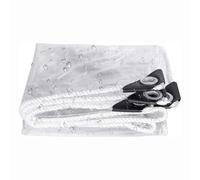 Ffsaacol Telo Impermeabile PVC Trasparente Occhiellato, Telone Trasparenti Antipioggia Copertura, Telo Trasparente per Esterno con Occhielli e Bordi rinforzatiClear, 2.5x8m/8.2x26.2ft