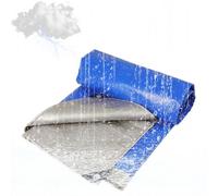 Ffsaacol Telo Multiuso, Telone Impermeabile in PE, Telone Resistente occhiellato, Resistente ai Raggi UV, per Coprire Legna, Auto, Piscina, mobili da Giardino A, 4x4m/13x13ft