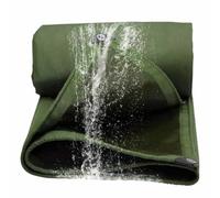Ffsaacol Telo Protettivo Impermeabile, Telone Rinforzato per Esterni, Teloni per Camion con Occhielli, per Esterno, Copertura per Camion, Legna, Giardino, Campeggio Green, 1x4m/3.3x13.1ft