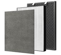 FFsign 2678 Filtro HEPA di ricambio ad alta efficienza + filtro a carbone attivo 2677 per Bissell Air220 Air320, 1 pre-filtro True HEPA e 1 filtro a carboni attivi