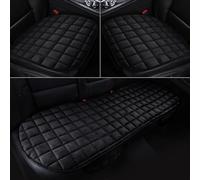 FFSWQAZ4A1 Tappetino di Protezione in Peluche per Alfa Romeo Junior 2024, 2 Coprisedili Anteriori E 1 Coprisedile Posteriore,Black