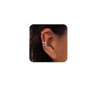 FFWTPY 3 Pezzi Ear Cuff per Donna Non Piercing Orecchino Chunky Earcuff Orecchini Senza Buco Alla a Clip per Cartilagine Orecchini per Ragazze Regalo di Gioielli di Moda