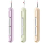 FFWTPY 3 Pezzi Infila Ago 2 in 1 Infila Ago Automatico Aghi per Cucire A Mano Infila Aghi Portatile Needle Threader Infila Ago A Mano Seam Ripper Adatto per La Cucitura A Mano(3 Colori)