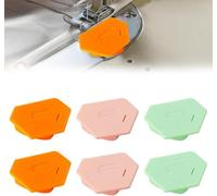 FFWTPY 6 Pezzi Guida Magnetica Esagonale Scala Precisa Accessori Macchina Cucire Posizionatore Silicone Antiscivolo Misuratore Cucitura