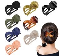 FFWTPY 8 Pezzi Mollette Capelli Forma Otto Artiglio Acconciatura Chignon Pinze Fermagli Eleganti Accessori Capelli Donna