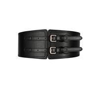 FFWTPY Cintura Corsetto Elastico Donna Doppia Fibbia Stile Vintage Elegante Accessorio Vita Alta Abbigliamento Femminile