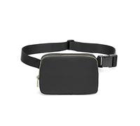 Ffwtpy Marsupio Da Escursionismo Impermeabile Leggero E Resistente Borsa Da Cintura Per Attività All'Aperto Marsupio Sportivo Per Trekking Corsa E Viaggi Nero