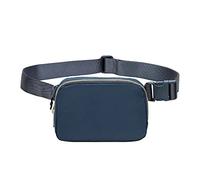 Ffwtpy Marsupio Da Escursionismo Impermeabile Leggero E Resistente Borsa Da Cintura Per Attività All'Aperto Marsupio Sportivo Per Trekking Corsa E Viaggi Nero