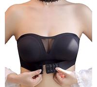 FFWTPY Reggiseni Fascia Donna Reggiseno Senza Spalline a Fascia Strapless Bra Imbottito Push up Senza Ferretto Supporto Invisibile Comfort Quotidiano