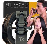 FFX Fit Face X The Gym For Your Face / 4 strumenti per scolpire il viso nella scatola/Jowl Tighter/Lip Plumper/Double Chin & Jaw Exerciser/Per donne e uomini