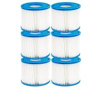 FFyan 6 filtri per piscina di ricambio tipo S1 per Intex PureSpa 28429E, 28403E, 28407E, 28443E, 28453E, 28421E, 28423E, 28413E