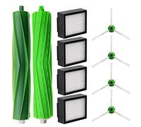 FFYan Kit di Accessori Ricambio Per Irobot Roomba I7 I7 + / I7 Plus E5 E6 E7 Serie Aspirapolvere Spazzola Rotolo Spazzola Laterale Filtro Hepa
