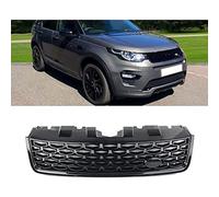 FGAITH ABS Griglia Anteriore Auto per Land Rover Discovery Sport L550 2015-2018, Nero Griglie Paraurti Anteriori Radiatore Ricambio Nido d'Ape Griglia Centrale Auto Styling Parti