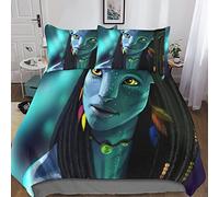 FGAITH Set Di Biancheria Da Letto Per Bambini Con Avatar, Per Ragazze Dei Ragazzi, Copripiumino in Morbida Microfibra, Con Chiusura Lampo Double（200x200cm）