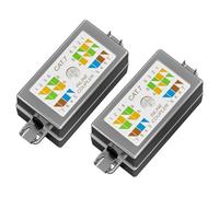 FGB Connettori LSA Cat6 e Cat7 schermati Connection Box, modulo di connessione, connettore POE, per connessione/riparazione di rete, 2 pezzi