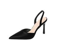 FgdeupY 3.74 in Slingback Stiletto Décolleté per Le Donne - Sexy Slip on Punta Chiusa A Punta Tacchi Medio-Alti Quotidiano Partito Ufficio,Nero,35 EU