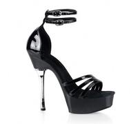 FgdeupY Tacchi Alti A Spillo Piattaforma Peep Toe Sandali con Tacco Fibbia con Cinturino Comodi Primavera Estate Tacchi A Spillo Sexy per Le Donne Eleganti 5 Pollici,Nero,45 EU