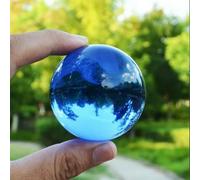 FGDIUCVN 40/50/60mm Sfera Di Cristallo Blu Sfera Cristalli Puntelli Per Foto Decorazioni Per La Casa Sfera Magica Decorazione Della Casa,50mm