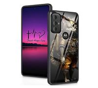 FGDRFGRW Progettata per Moto G Power 2022, retro in plexiglass con morbido silicone bumper antiurto custodia protettiva per Motorola Moto G Power 2022 6,5 pollici, Steampunk of a Cat