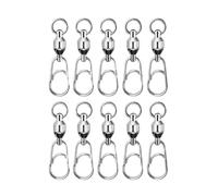 FGDTREE 10 girelle da pesca in acciaio inox con cuscinetto a sfera per una rotazione fluida e una forte durata in acqua salata girelle per pesca in acqua salata
