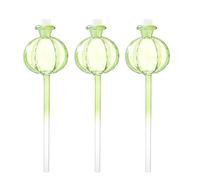 FGDTREE 3 pz Sfera di irrigazione automatica per piante Dispositivo di irrigazione automatica per piante in vetro Lampadine a goccia per irrigazione automatica in vaso per interni Migliora la crescita