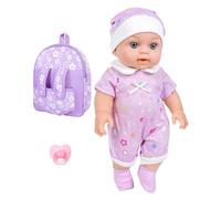 FGDTREE 30CM Life Like Reborns Baby Dolls con vestiti di moda e zaino per bambini da collezione Comfort Bambole realistiche del bambino