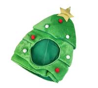 FGDTREE Cappello per albero di Natale morbido e caldo cappello di Natale spesso peluche copricapo di Babbo Natale per Capodanno e comfort cappelli per albero di Natale per bambini