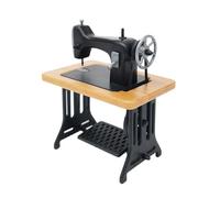 FGDTREE Case delle bambole Modello di macchina da cucire in miniatura per esposizione creativa e collezionista artigianale modello di progetto accessori per case delle bambole