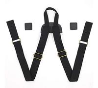 FGDTREE Cinghie di spalla regolabili Zaino Borse Cinghie di ricambio Zaino Scuola Strap Accessori Parti Cinturino in Vera Pelle, Nero , One Size