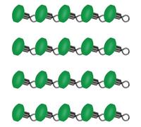 FGDTREE Connettori per amo da pesca con terminali che si illuminano al buio, girelle con perline a forma di T, girelle da pesca che si illuminano al buio